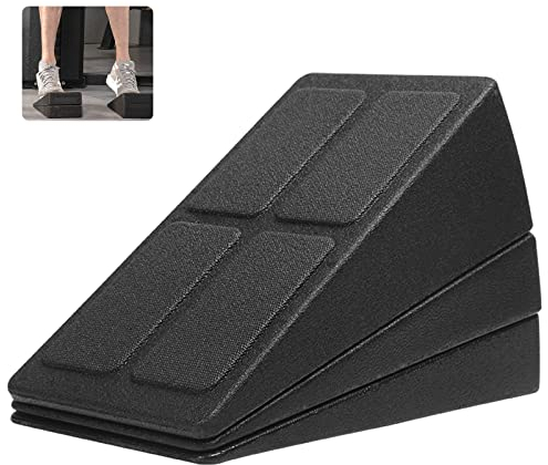 Wadendehner, AUHOU Wadentrainer Im 3er Set 4 Verstellbare Winkel Und Bracht Kniekeil Kniebeugen Keil, Slant Board Zum Dehnen Von Muskeln, Faszien, Sehnen