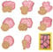 Cortador de galletas de Baby Shower, 8 Piezas Moldes para Galletas, Cortador Galletas Niños, Moldes Galletas Infantiles, Formas Galletas Plástico, Cookie Cutter para Niños Tematica Decoracion