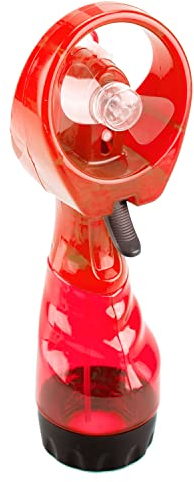 VFM - Red Cooling Mist Fan With Lanyard