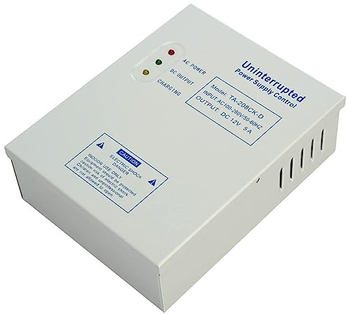 Netzteil-Controller für Türzugangssystem, elektrisches Schloss, Gegensprechanlage, Kamera-Eingang 110 V-240 V AC auf Ausgang 12 V DC 5 A