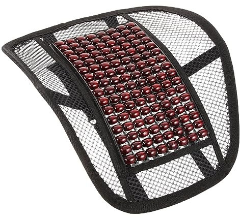 Healeved Stützkissen Für Unteren Rücken Lordosenstütze Aus Holz Und Netzgewebe Atmungsaktiv Und Langlebig Für Auto Und Bürostuhl