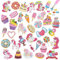CHYEEH 5D Kit de Pintura Diamond Painting para Niños, 36 Piezas Pintura Diamantes Stickers DIY Pintura de Diamantes Animales, Mosaicos Dibujo de Diamantes Pegatinas para Niños y Adultos Principiantes