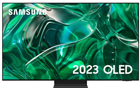 Samsung 77 Inch S95C 4K OLED HDR Smart TV (2023) OLED TV With Quantum Dot Colour, Anti Reflection Screen, Dolby Atmos Surround Sound, 144hz Gaming Software & Laserslim Design With Alexa (Renewed)