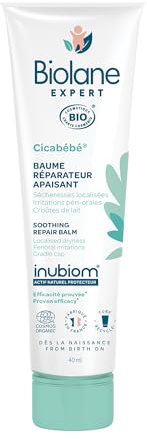 Biolane Expert - Cicabébé Bio - Baume Réparateur Apaisant - Peaux Sèches - 40ml