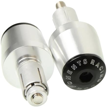 Motorrad Lenkergewicht Lenkerkappe Für BM&W F800ST F650GS F650 GS F 650GS S1000RR 2008-2016 Motorrad-Lenkerendkappe(Silber)