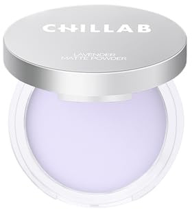 Chillab Lavender Matte Powder, Original Compact, Oil-Control Setting Powder
