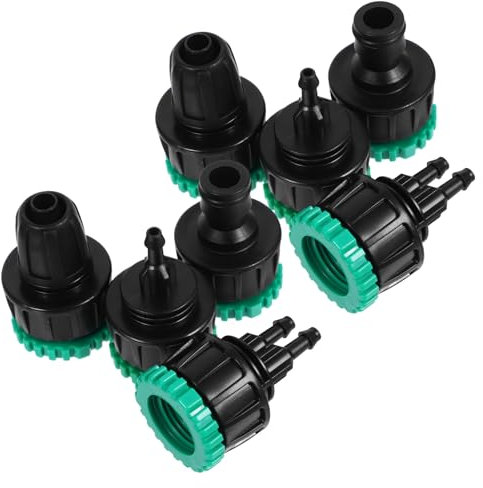 SUPVOX 8 Piezas Dispositivo De Riego Automático Conectores De Riego Piezas De Riego por Goteo Adaptador De Grifo De Riego por Goteo Conector De Riego por Goteo Black Páginas