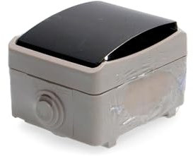 Conmutador estanco IP54, 3303, para controlar circuitos eléctricos en exteriores y entornos húmedos.