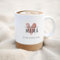 hellomini Personalisierte Keramik-Tasse mit Korkboden & Deckel – Individuelles Geschenk zum Muttertag – Hochwertig & einzigartig (Herz)