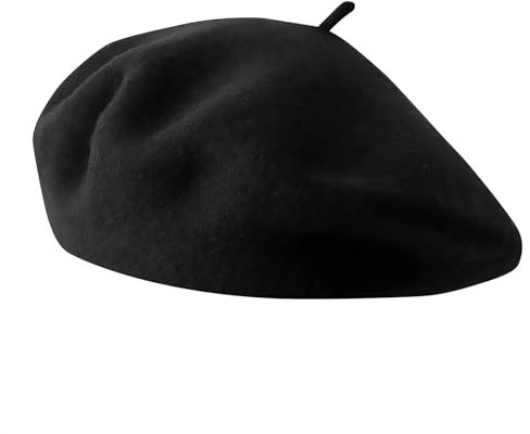 Makoto Nobu Baskenmütze, Herren und Damen, Klassisch Französischer Stil Barett, Franzosenmütze Moderne Künstler Maler Hut, Mode Barette Mütze für Winter Frühling-Sommer Herbst-Winter