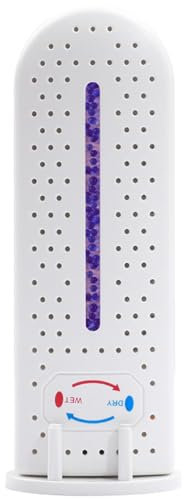 USB Rechargeable Dehumidifier Reusable Small Cordless Dehumidifier with Multi-Hole and Visual Window Standing Portable Damp Eliminators with Stable Base for Absorbing Moisture