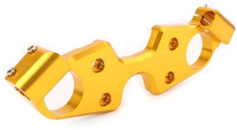 GZYF Front Top Triple Clamp Lowering Tree Upper End CNC Gold Motorbike for Hayabusa GSXR1300 2008-2019