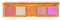 I Heart Revolution Zesty Zing Mini Match Palette, Mini Palette Ombretti con 5 Tonalità Mat e Brillanti, Vegano e Cruelty-Free, 1.1g
