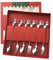 6 PCS Christmas Themed Fruit Fork Stainless Steel Cake Spoon Tasting Dessert Forks Stirring Spoons 2 Colors for Party Stainless Steel Dessert Spoons