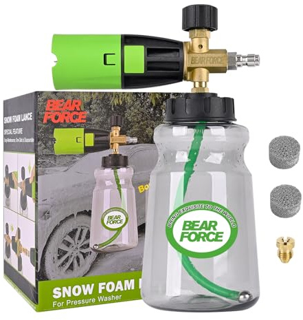 BEAR FORCE Innovative Messingschaumkanone Pro+ für Hochdruckreiniger
