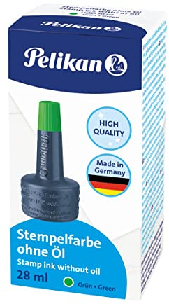 Pelikan Stempelfarbe ohne Öl, 30 ml, 1 Set, grün