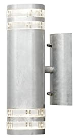 Konstsmide Wandleuchte Modena | galvanisiert | modern | outdoor | GU10-Fassung | 7516-320 Silber