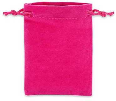 Auroris - Samtbeutel ca. 9x7cm Farbe: pink - 5 Stück