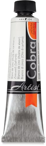 Cobra Artist Oil Colour Tube 40 ml Zinc White 104