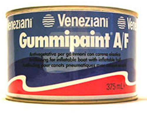 Veneziani - Gummipaint A/F Antivegetativa per gommoni, colore: Nero, size: 375 ml