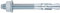 INDEX Fixing Systems MTA Verankerungen für hohe Lasten, verzinkt, M16 x 110 mm, Durchmesser 16 mm, 25 Stück