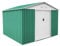 Caseta Metálica Gardiun Bristol 7,74 m² Exterior 241x321x205 cm Acero Galvanizado Verde