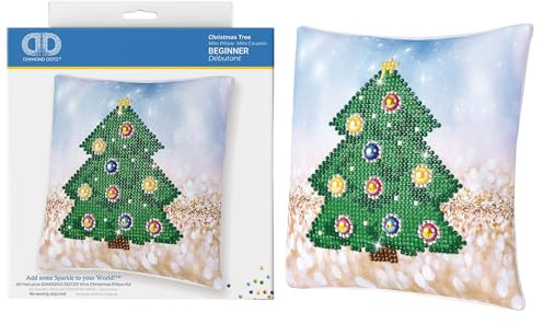 DIAMOND DOTZ DPP2 Kits, Christmas Tree, 18 x 18cm