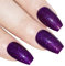 Faux Ongles Bling Art Violet Gel Ballerine Cercueil 24 Longue Faux bouts d'ongles acrylique avec colle