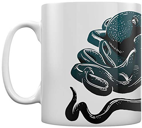 Grindstore Kaffeebecher Kraken Attack weiß