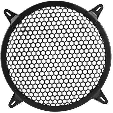 Speaker Cover, 10inch Car Audio Subwoofer Circle Grill Mesh Sub Woofer Circular Protector Cover Modification Protect Guard Black