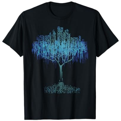 Binärer Baum-Kodierungs-Computerprogrammierer-Kodierer T-Shirt
