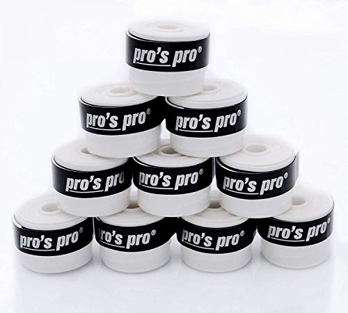 Pro Aqua Zorb Premium 10 Tennis Griffbänder weiß