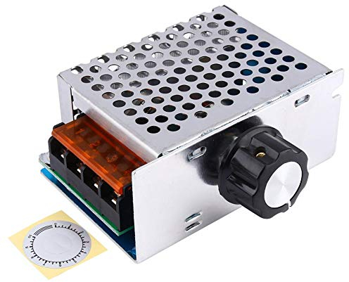 Drehzahlregelungsmotor Wechselstrom 220 V Spannungsregler Regler Dimmer Elektronischer Spannungsmotor für Elektroöfen Warmwasserbereiter Maximale Leistung 4000 W (ohmsche Last)