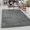 Carpetsale24 Shaggy Hochflor Teppich Hellgrau 60x110 cm Extra Weich & Waschbar - Jute Rückseite für Fußbodenheizung, Einfarbig & Flauschig für Wohnzimmer & Schlafzimmer