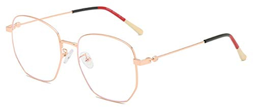 DAUCO Blaulichtfilter Brille Rechteckig Brille mit Blaulichtfilter Anti-Blaulicht Gläser Brille Computerbrille PC Gaming Bluelight Filter Blue Light Blocking Glasses