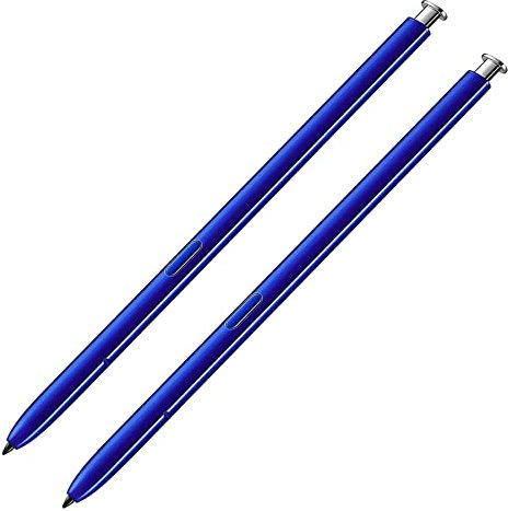 2 Pack Silver Galaxy Note 10 Plus Pen for Samsung Galaxy Note 10 5G Touch Screen Stylus Pen Replacement Parts for Samsung Note 10, Note 10 Plus, Note 10 Ultra S Pen No Bluetooth Function