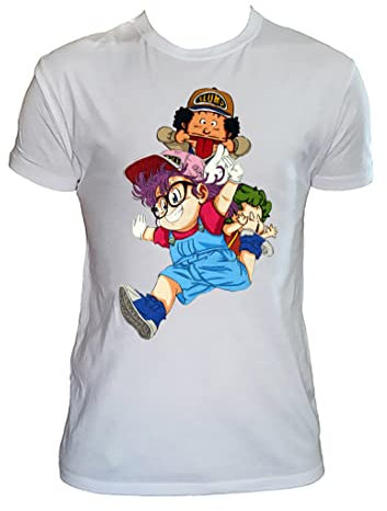 UZ Design Arale Dr Slump Tshirt Herren Kinder Anime Manga Zeichentrick 90er Shirt TV, Kinder 1-2 Jahre
