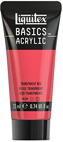 Liquitex Basics Acrylique Tube 22 ml Rouge Transparent ROW