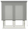 VIEWTEX Tenda a Rullo traslucida Cotone (Cotone Riciclato) Grigio 200 X 250cm - Made in Europe - 5 Anni di Garanzia