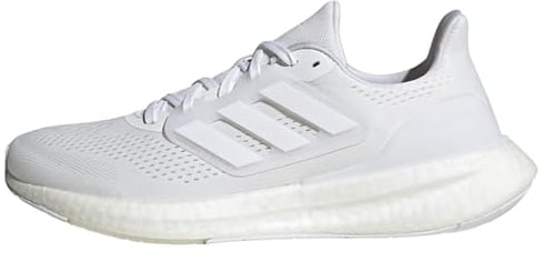 adidas Herren Pureboost 23 Shoes Laufschuhe, Cloud White/Cloud White/Core Black, 43 1/3 EU