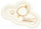 PH PandaHall Keramik Schmucktablett Wolke Schmuckschale Ringhalter Schale Wolke Dekoratives Tablett Unregelmäßige Schmuckplatte Für Halskette Armband Ring Schlüssel Uhr Tablett Zum Geburtstag