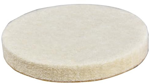 WAGNER Softfilz Pads 4tlg. - Ø 60 x 6 mm, selbstklebend, als Filzgleiter, Schutzpads oder zum Basteln - Made in Germany - 15126199