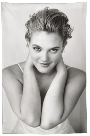Poster mit amerikanischen Schauspielerinnen Drew Barrymore, coole Kunstwerke, Gemälde, Wandkunstdrucke, hängendes Bild, Heimdekoration, Wandteppich, Geschenkidee, 152,4 x 228,6 cm