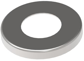 Sellon24® Edelstahl Abdeckrosette für Pfosten Abdeckung für Rohr 42,4 Rosette Blende Geländer V2A 85 mm Gelaender Pfostenrohr Schraubenabdeckung Balkon Terrasse