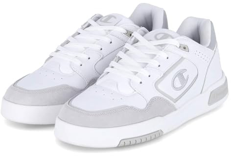 Champion Herren Sportschuhe/Low Sneaker Z80 Weiß Leder-Synthetik-Mix, Größe:45, Farbauswahl:Weiss-Kombi