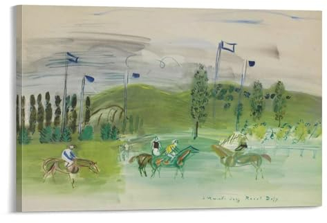 Raoul Dufy Mark Wandkunstposter, Kunstwerke, Bilddruck, Poster, Wandkunst, Malerei, Leinwanddekoration, Heimposter, 61 x 91,4 cm (60 x