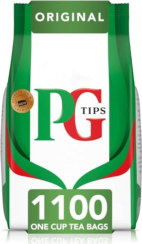 PG Tips Black Tea Bags, 1100 Count, Pack of 2