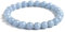 Joyas Minerales Bracelet en Angélite | 100% Pierres Naturelles Authentiques | Confortable & Élégant | Fil Élastique Coréen + Boîte Cadeau Incluse (Angélite, 6mm)