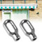 Markisenöse, 2pcs Markisenringhaken, Ring Markisenschneckengetriebe, Kurbelhaken Markisenlift Maschinenring, Aluminiumlegierung Kurbel Öse, Robuste Markisen Hardware, für Außenmarkisen und Markisen