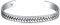 Kuzzoi Massiver Silber Armreif für Männer, 925 Sterling Silber, Zopf-Design, Light Oxid-Finish